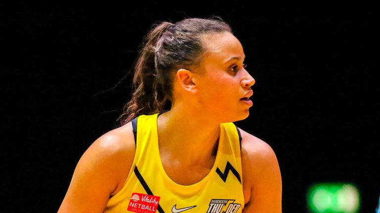 Watch the highlights Manchester Thunder's victory over Surrey Storm