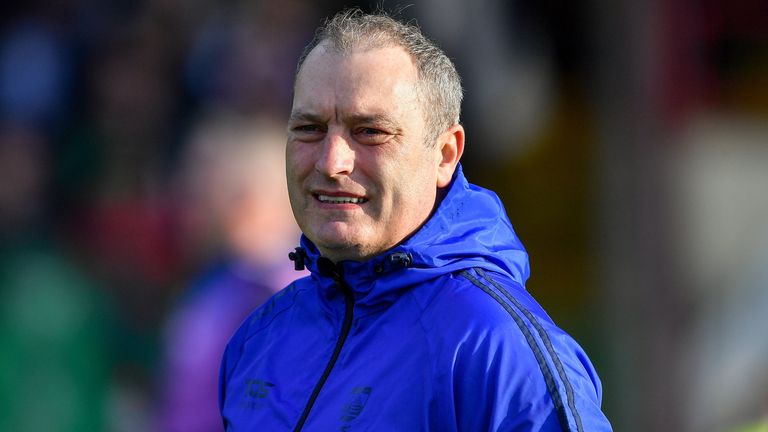 23 April 2022; Waterford manager Liam Cahill before the Munster GAA Hurling Senior Championship Round 2 match between Limerick and Waterford at TUS Gaelic Grounds in Limerick. Photo by Ray McManus/Sportsfile