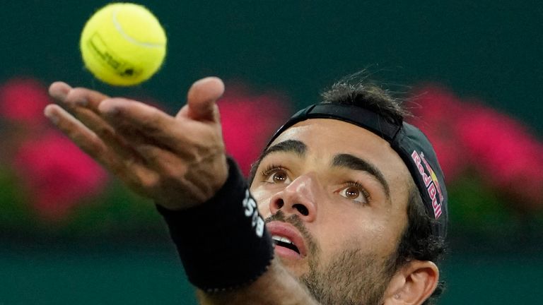 Matteo Berrettini is recovering from a 'minor operation' on his hand