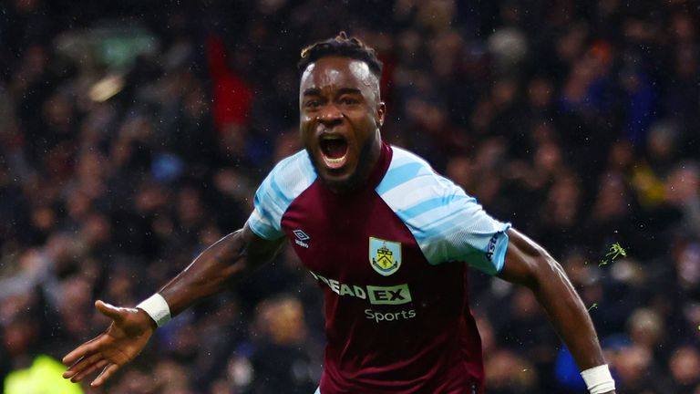 Maxwell Cornet scored Burnley's goal 5 minutes ago to give them hope of survival