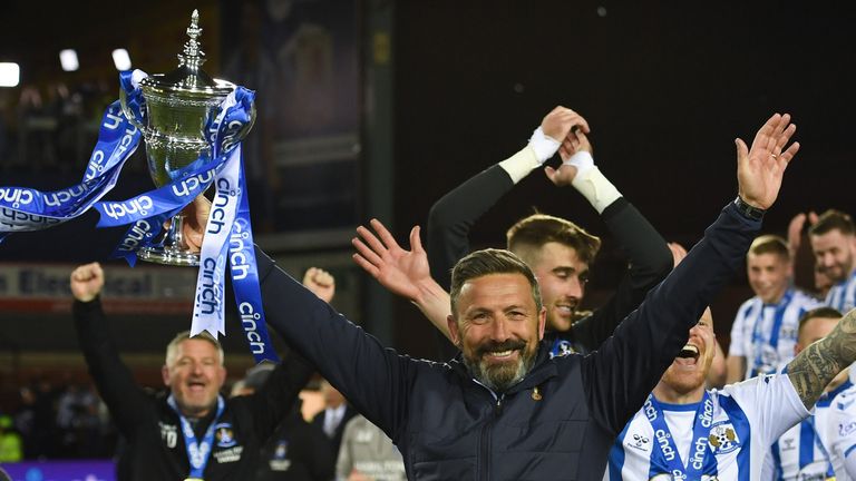 Derek McInnes took over at Kilmarnock in January when the club were fourth in the league