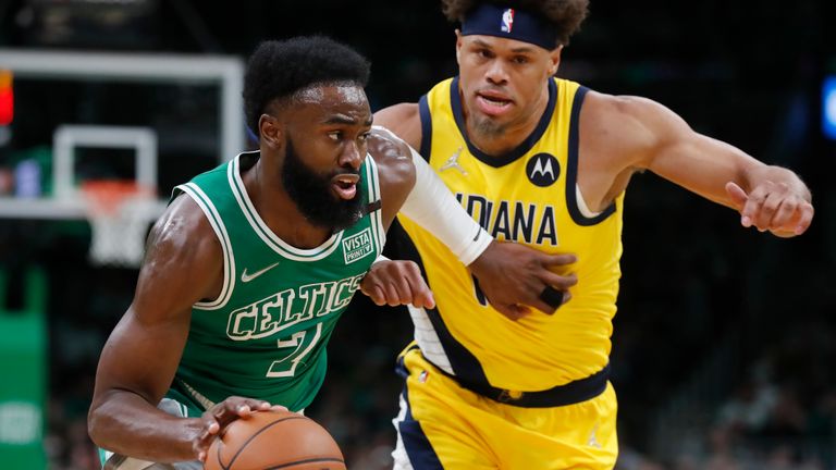 Highlights of the clash between the Indiana Pacers and the Boston Celtics in Week 24 of the NBA.