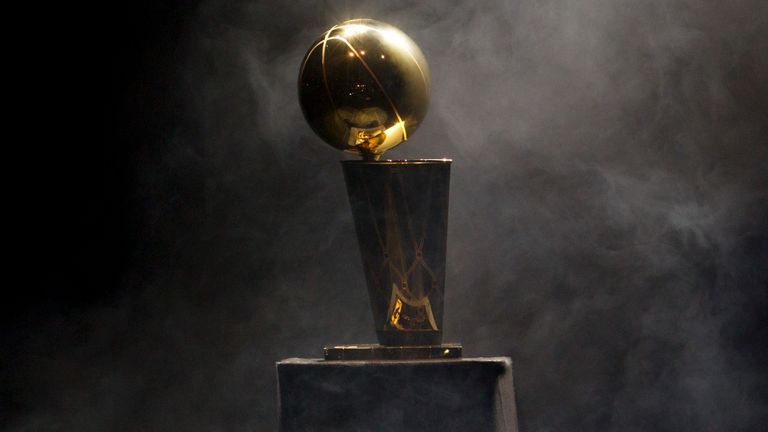 The Larry O'Brien Trophy which each team sets out to win every season