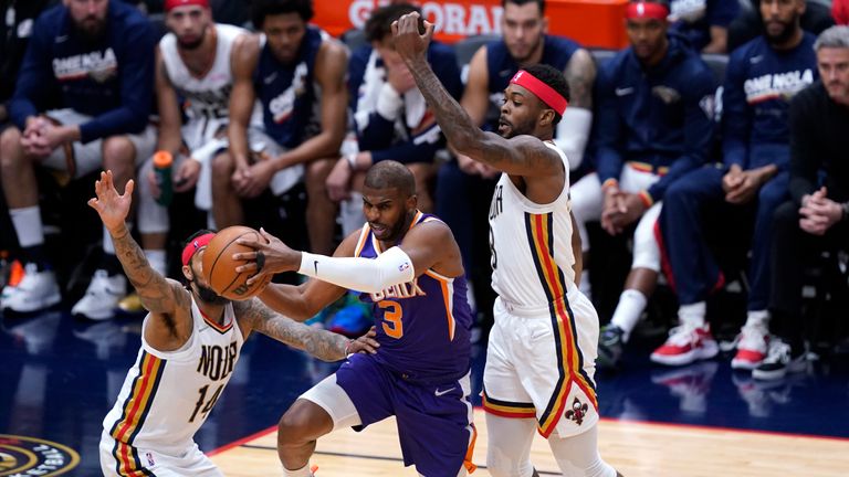 Phoenix Suns veteran guard Chris Paul has set a new NBA Playoffs record, as he shot 14-for-14 from the field on a perfect night against the New Orleans Pelicans in Game 6 of their first-round series.