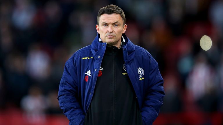 Paul Heckingbottom has guided the Blades from 16th to 6th place since taking over from Jokanovic in November
