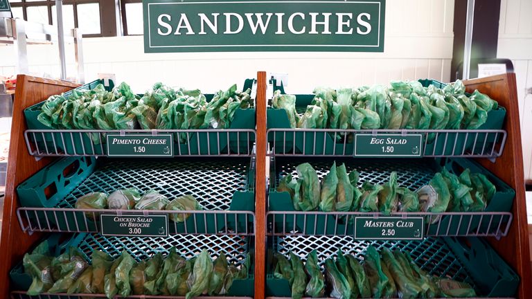 Food prices at Augusta National must be seen to be believed! 