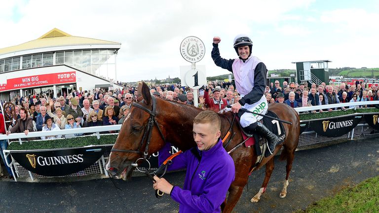 Poker Party and Rachael Blackmore after victory in the Kerry National