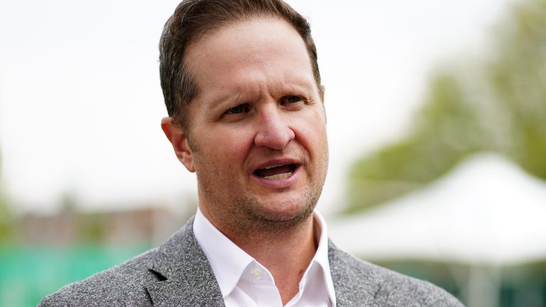 Rob Key, Managing Director of England Men's Cricket ahead of a press conference at Lord's