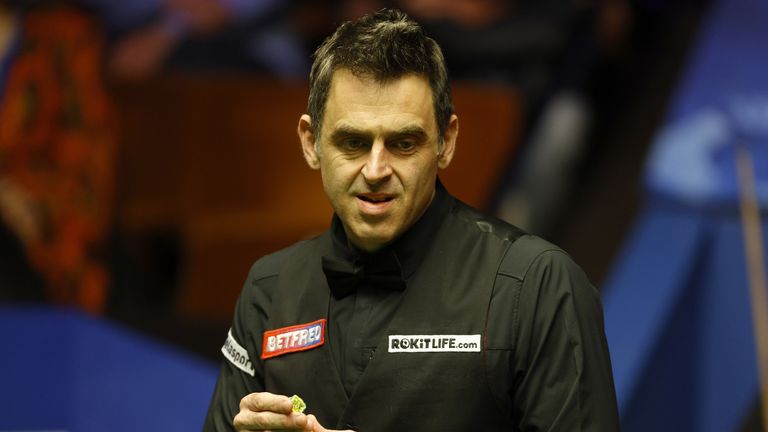 Ronnie O'Sullivan is a six-time world champion