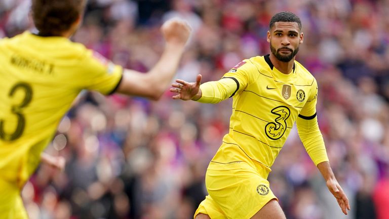 Chelsea&#39;s Ruben Loftus-Cheek celebrates scoring his sides first goal