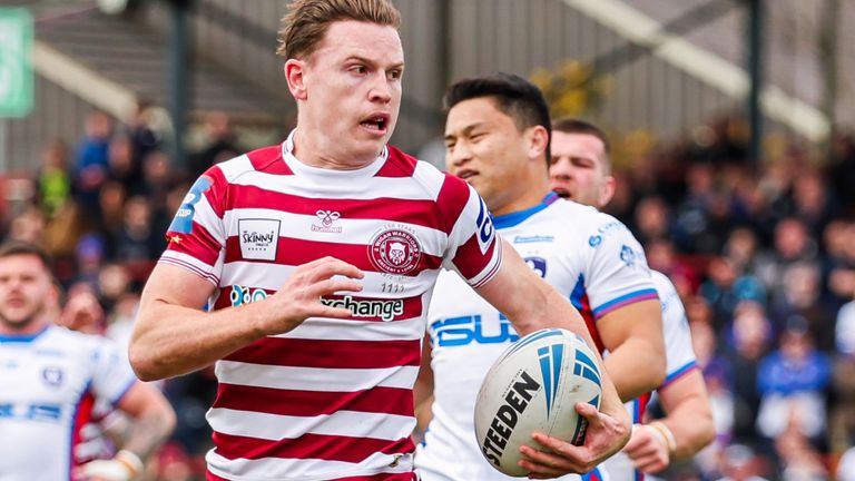 Jai Field helped himself to three tries against Wakefield