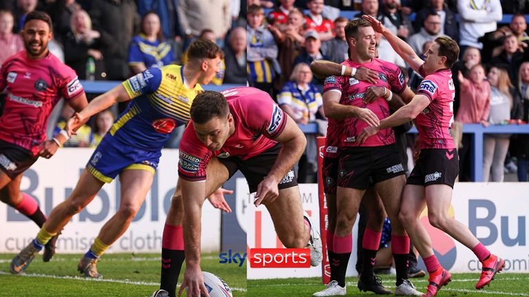 Highlights of Warrington against Wigan in the Super League.
