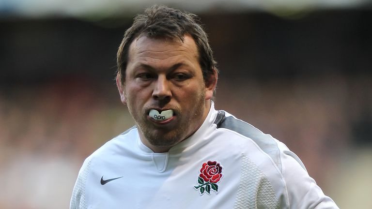Steve Thompson during England's Six Nations match against Scotland in 2011