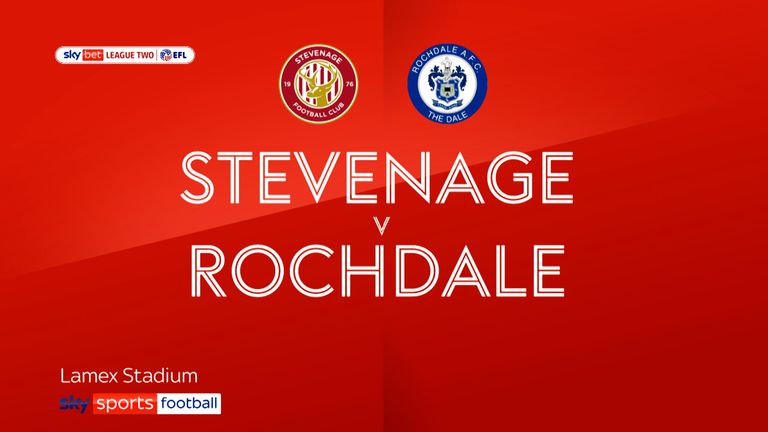 Stevenage 1-0 Rochdale
