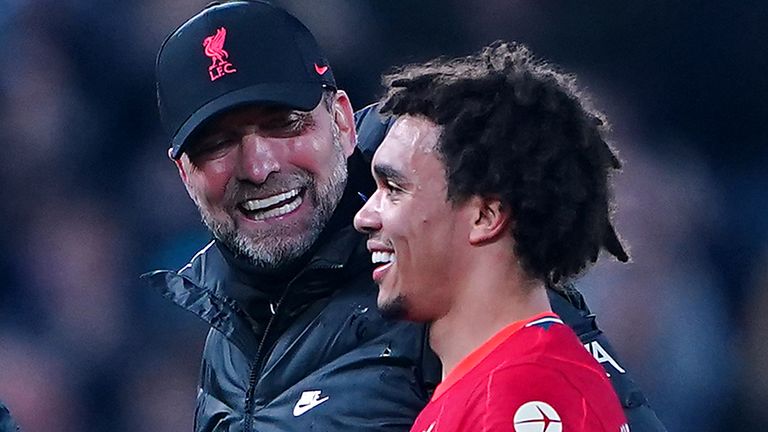 Trent Alexander-Arnold could return for Liverpool, says manager Jurgen Klopp