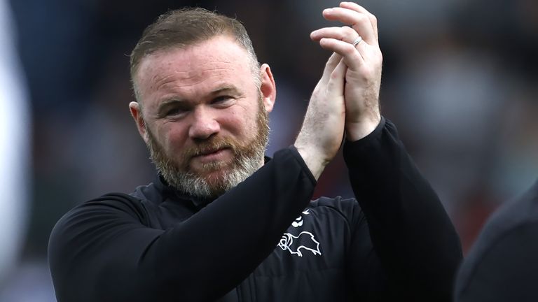 Wayne Rooney says he wants to rebuild Derby after they were relegated to the third tier