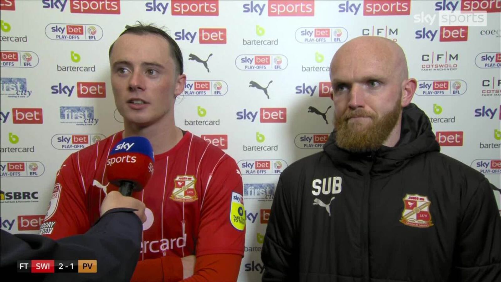 Swindon 21 Port Vale Harry McKirdy double hands Robins edge in Sky