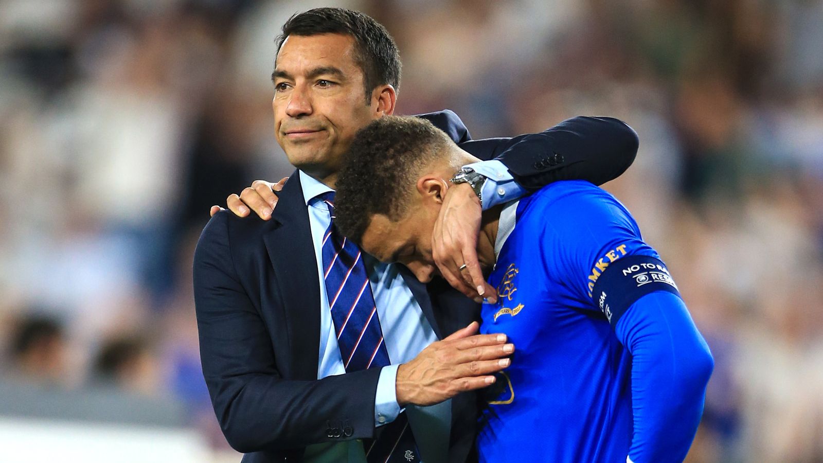 Rangers boss Giovanni van Bronckhorst says 'it will be tough' to pick players up for Scottish Cup final after Europa League heartbreak