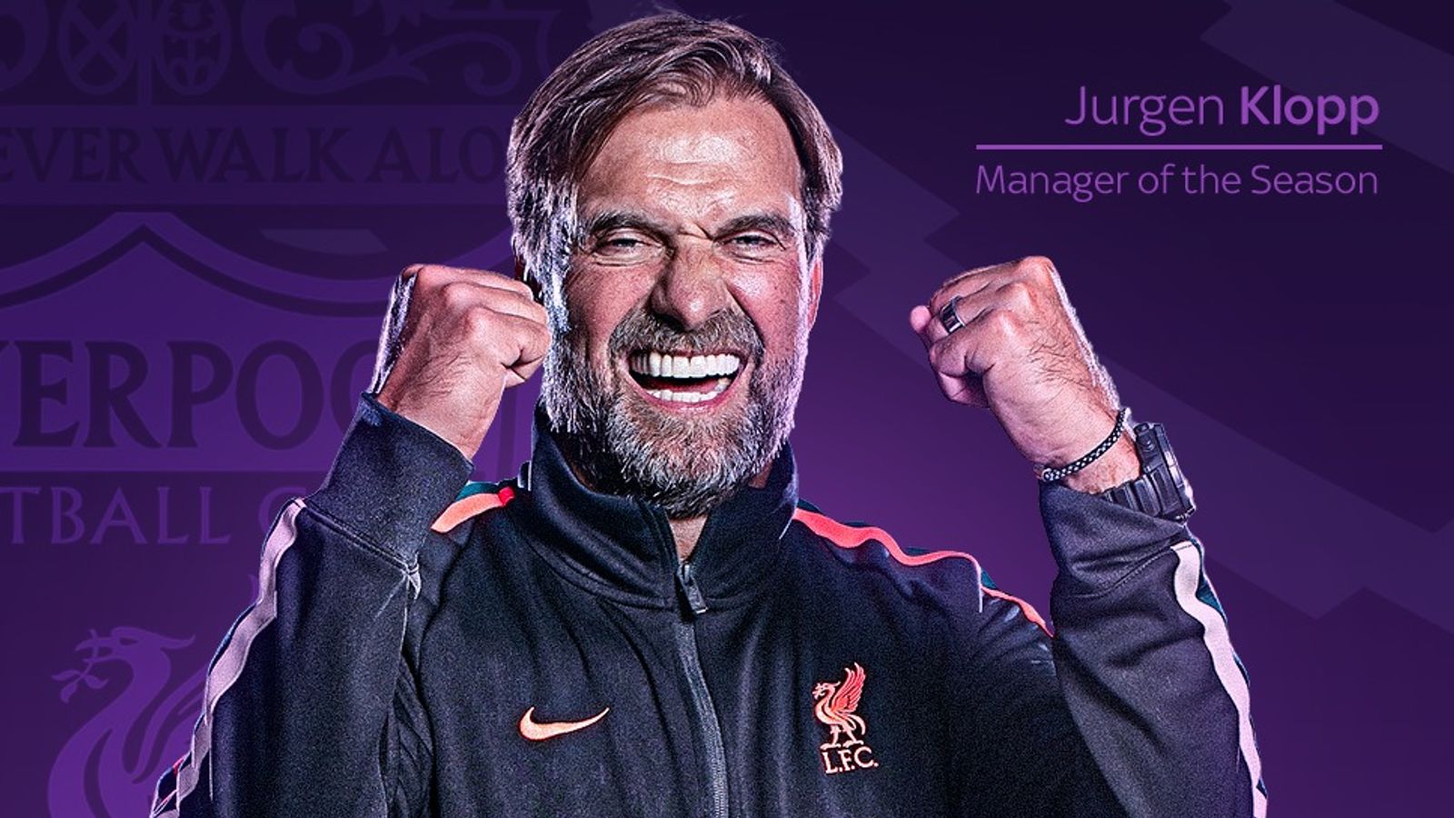 Jurgen Klopp: Liverpool boss crowned Premier League manager of the season