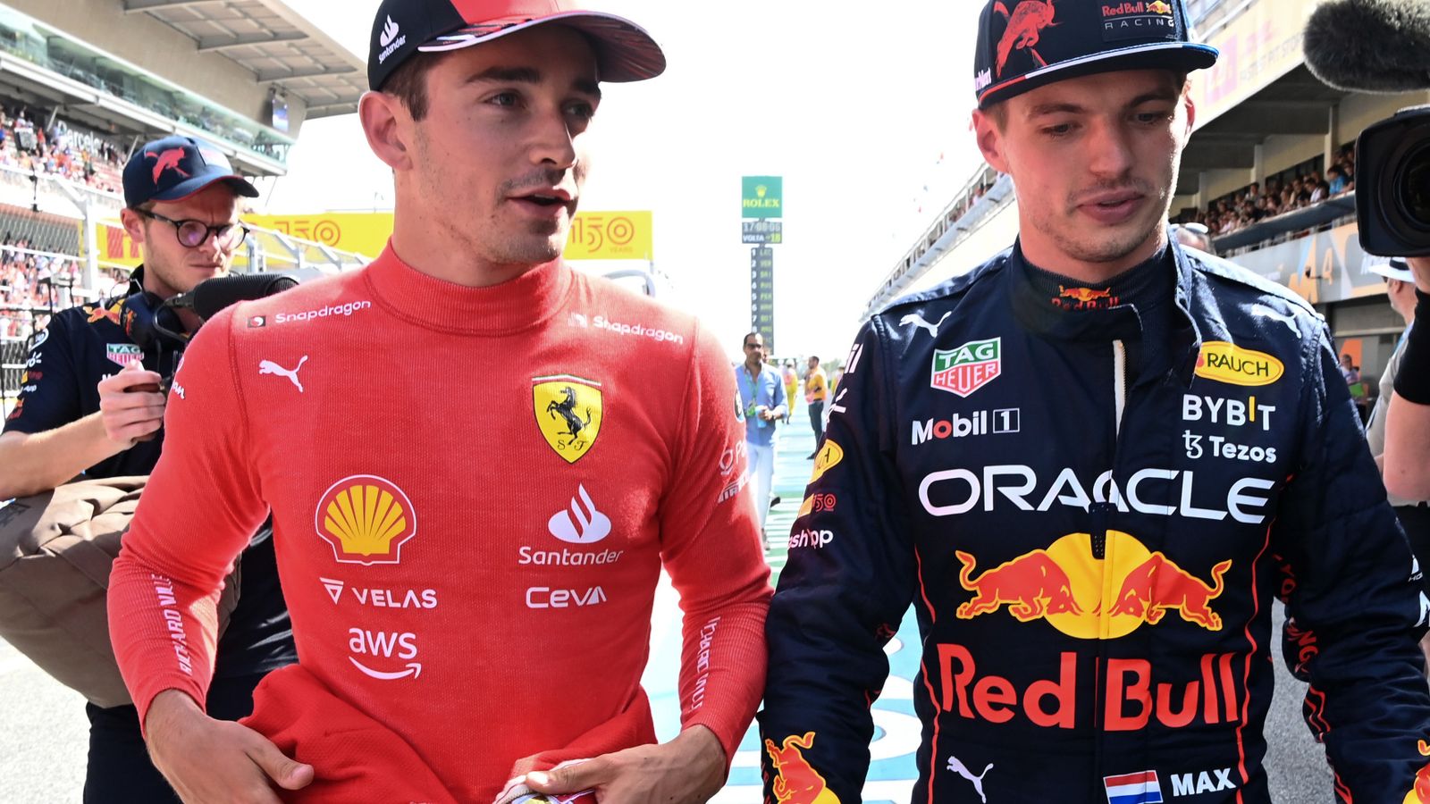 GP de Belgique : Max Verstappen et Charles Leclerc prêts à partir en fond de grille après des pénalités moteur