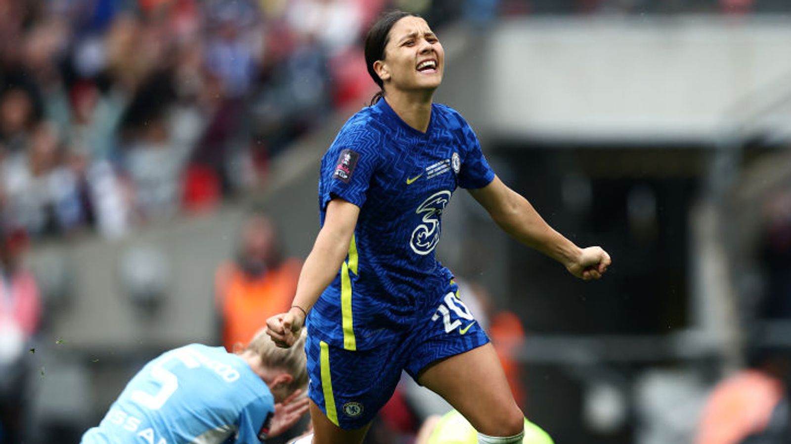 Chelsea 3-2 Man City (AET): Sam Kerr double helps Blues to Women's FA