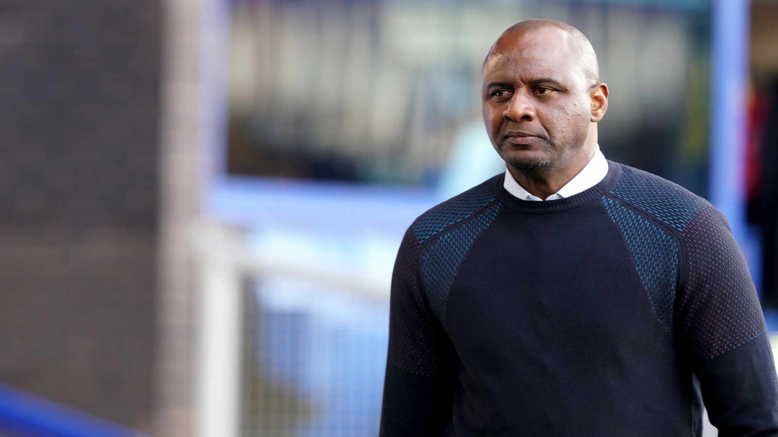 Patrick Vieira: Crystal Palace manager involved in altercation with Everton fan in pitch invasion