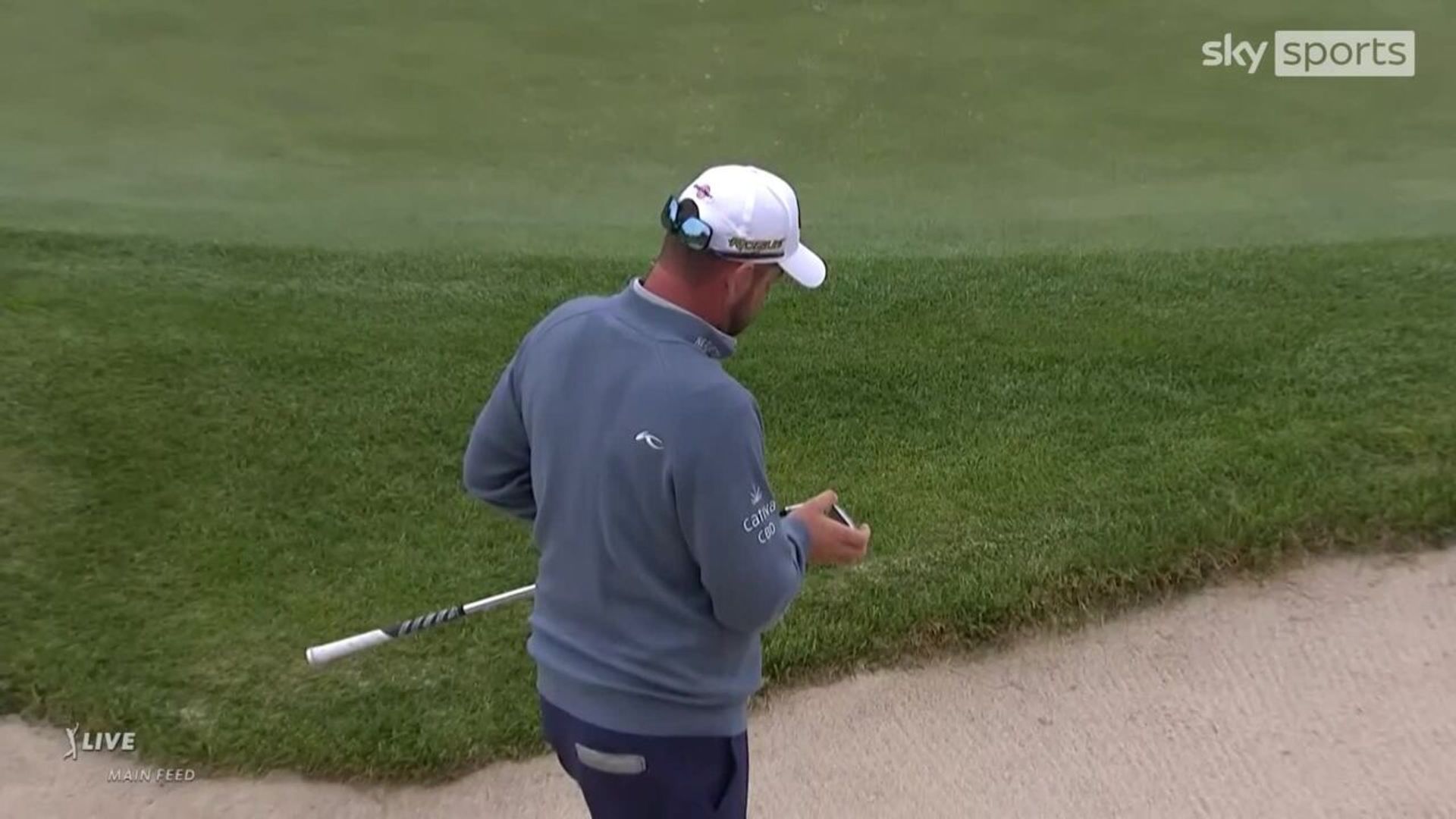 'That's not something you see often in pro golf'