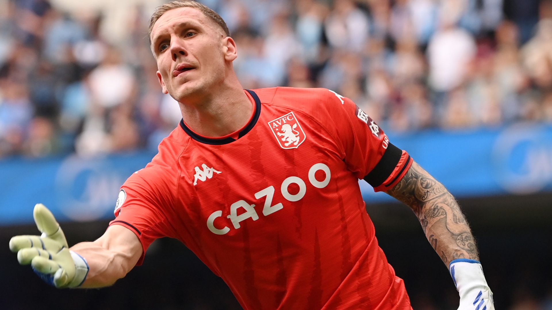 Villa goalkeeper Olsen 'assaulted' after Man City title win