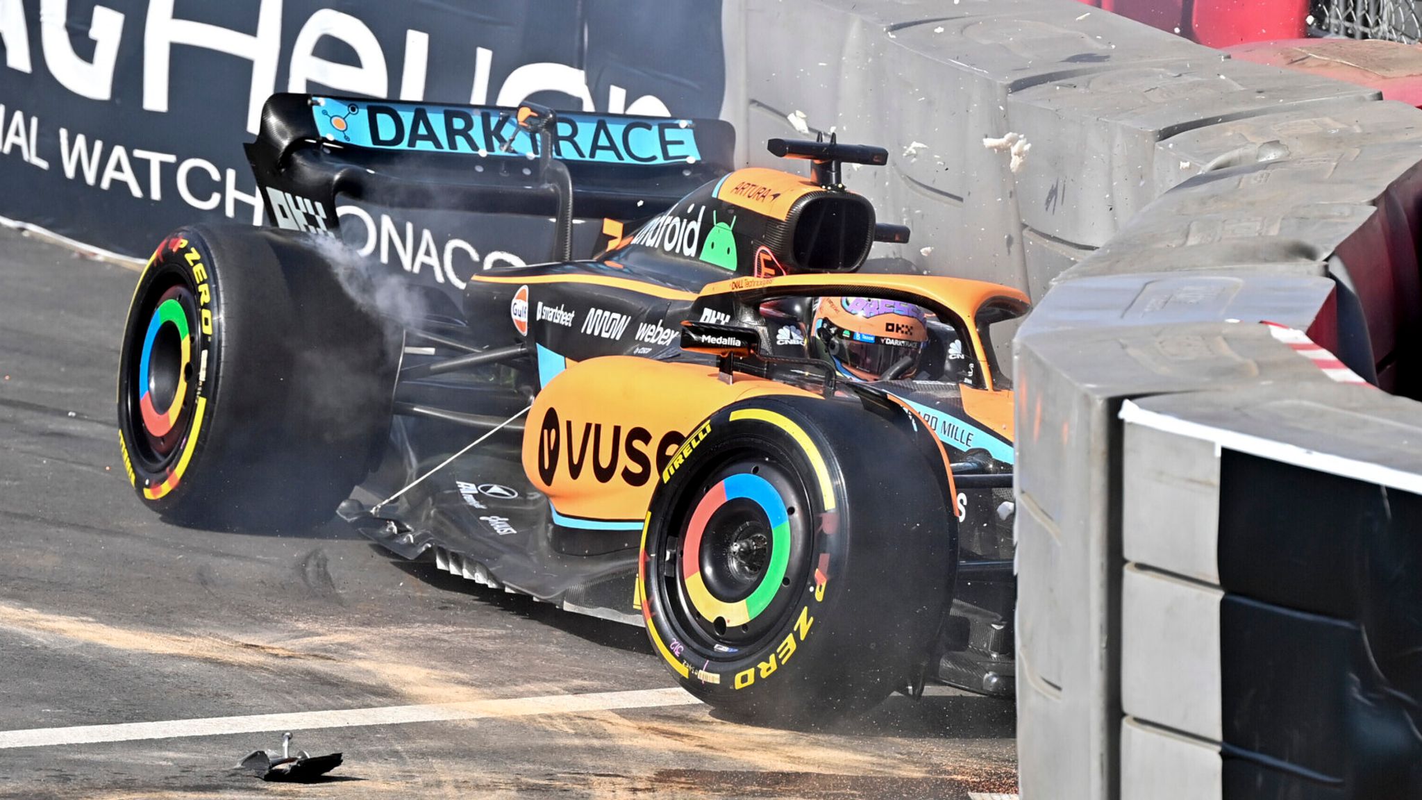 Monaco GP: Daniel Ricciardo vows to 'bounce back' after crashing McLaren in  Practice Two | F1 News