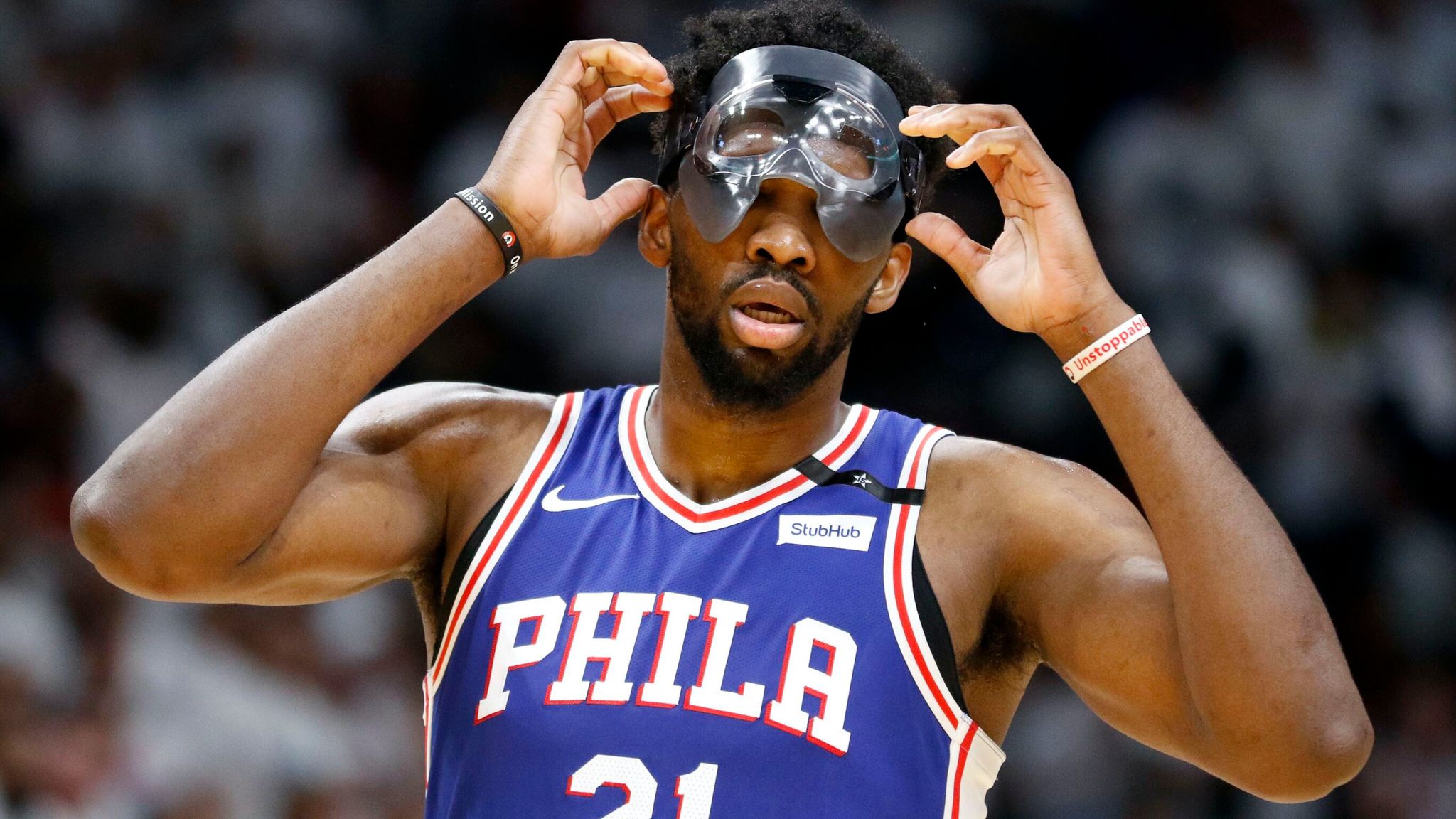 Joel Embiid: Philadelphia 76ers center fitted for protective mask and could  return in Game 3 after clearing concussion protocol, NBA News