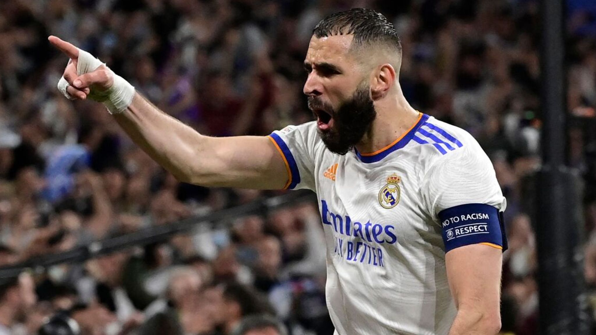 Real Madrid 3-1 Man City (agg 6-5) Karim Benzemas extra-time penalty completes epic comeback to set up Champions League final vs Liverpool Football News Sky Sports
