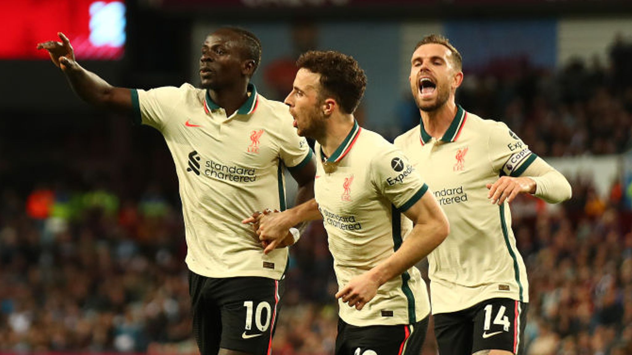 Aston Villa 1-2 Liverpool Sadio Manes goal completes comeback as Jurgen Klopps side keep title race alive Football News Sky Sports