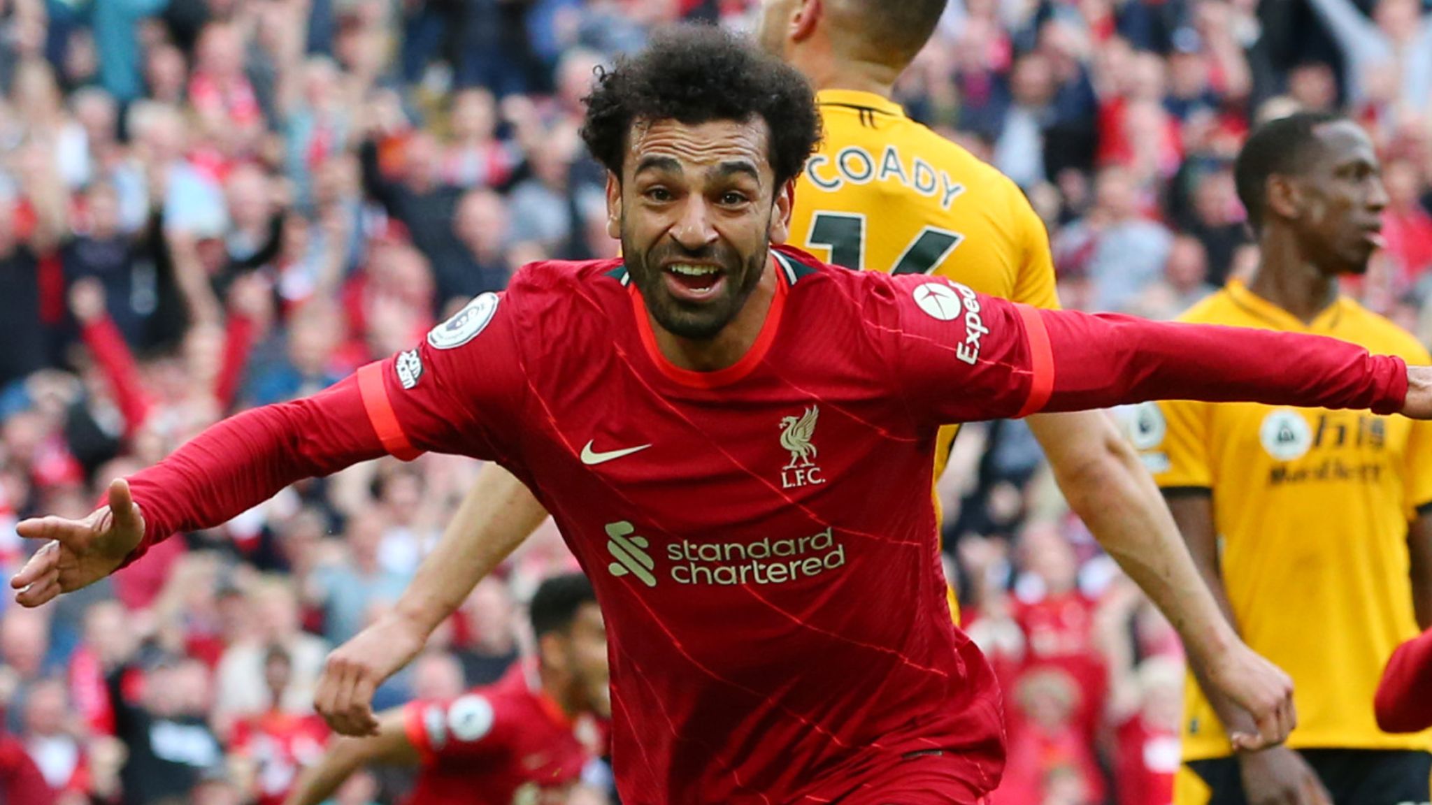 Liverpool 3-1 Wolves Mohamed Salah scores to share golden boot as Reds finish second in Premier League to Manchester City Football News Sky Sports