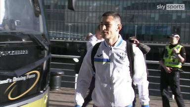 Ukraine arrive in Scotland for play-off