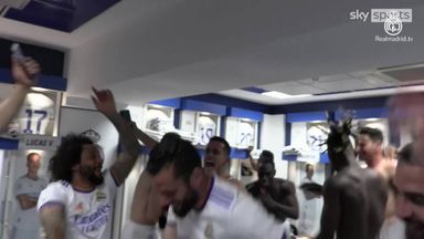 Real Madrid's wild dressing room celebrations!