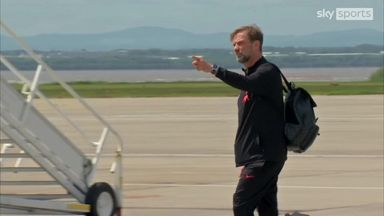 Liverpool receive special send-off ahead of Treble quest