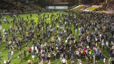 Swindon players 'attacked' in pitch invasion | 'Disgusting scenes'