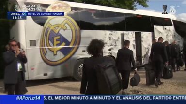 Real Madrid set off for Stade de France