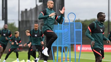 Fabinho trains ahead of CL final but no sign of Thiago