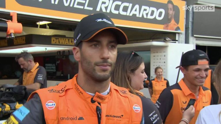 Daniel Ricciardo says he felt the car starting to get away from him before his crash in P2