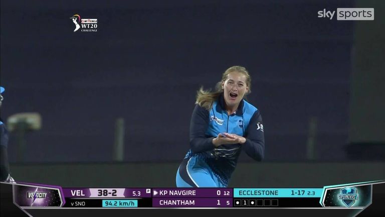 Highlights of the Women's T20 Challenge Final between Supernovas and Velocity