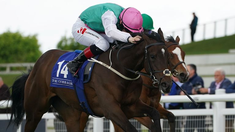 Zarinsk ridden by Colin Keane on the way to winning the Tally Ho Stud Irish EBF Fillies Maiden