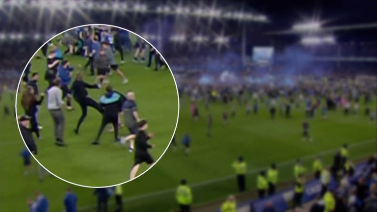 Fan Storms Pitch, Punches Player During Europa League Match