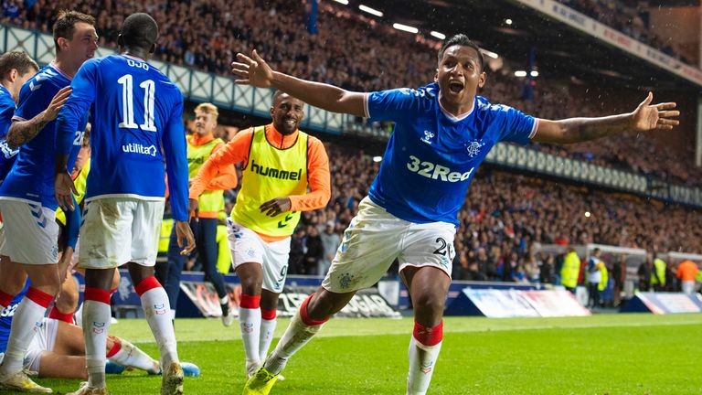 Alfredo Morelos has been a key part of Rangers' Europa League success 