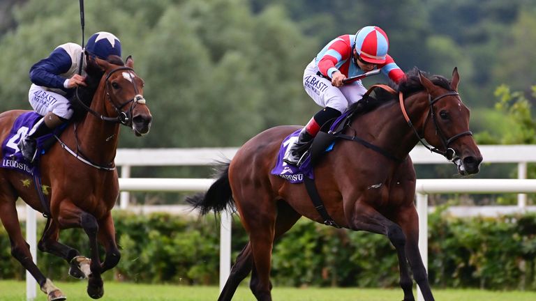 Believe In Love and Ronan WHelan win the Group Three Stanerra Stakes