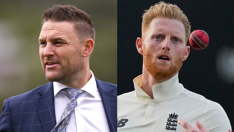 Brendon McCullum and Ben Stokes - Getty/AP Photo