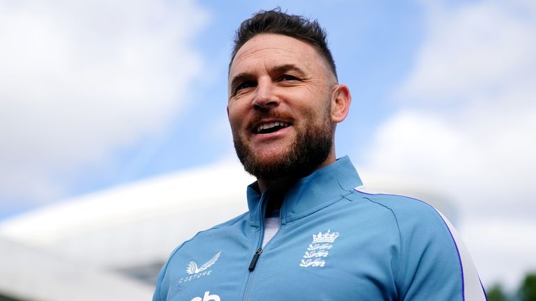 Brendon McCullum Press Conference - Lord's
England coach Brendon McCullum during a press conference at Lord's, London. Picture date: Friday May 27, 2022.