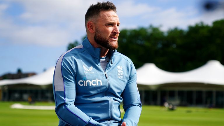 Brendon McCullum Press Conference - Lord&#39;s
England coach Brendon McCullum during a press conference at Lord&#39;s, London. Picture date: Friday May 27, 2022.