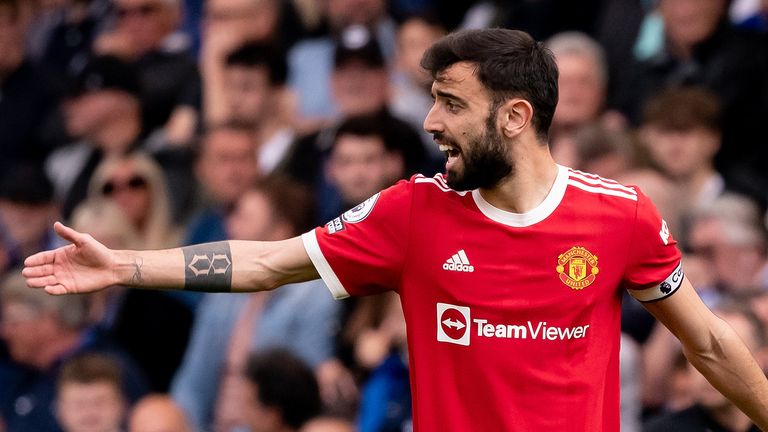 Bruno Fernandes said Manchester United's performance was not fit for the club