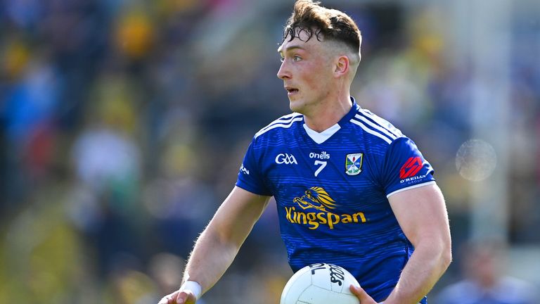8 May 2022; Conor Brady of Cavan during the Ulster GAA Football Senior Championship Semi-Final match between Cavan and Donegal at St Tiernach's Park in Clones, Monaghan. Photo by Piaras .. M..dheach/Sportsfile